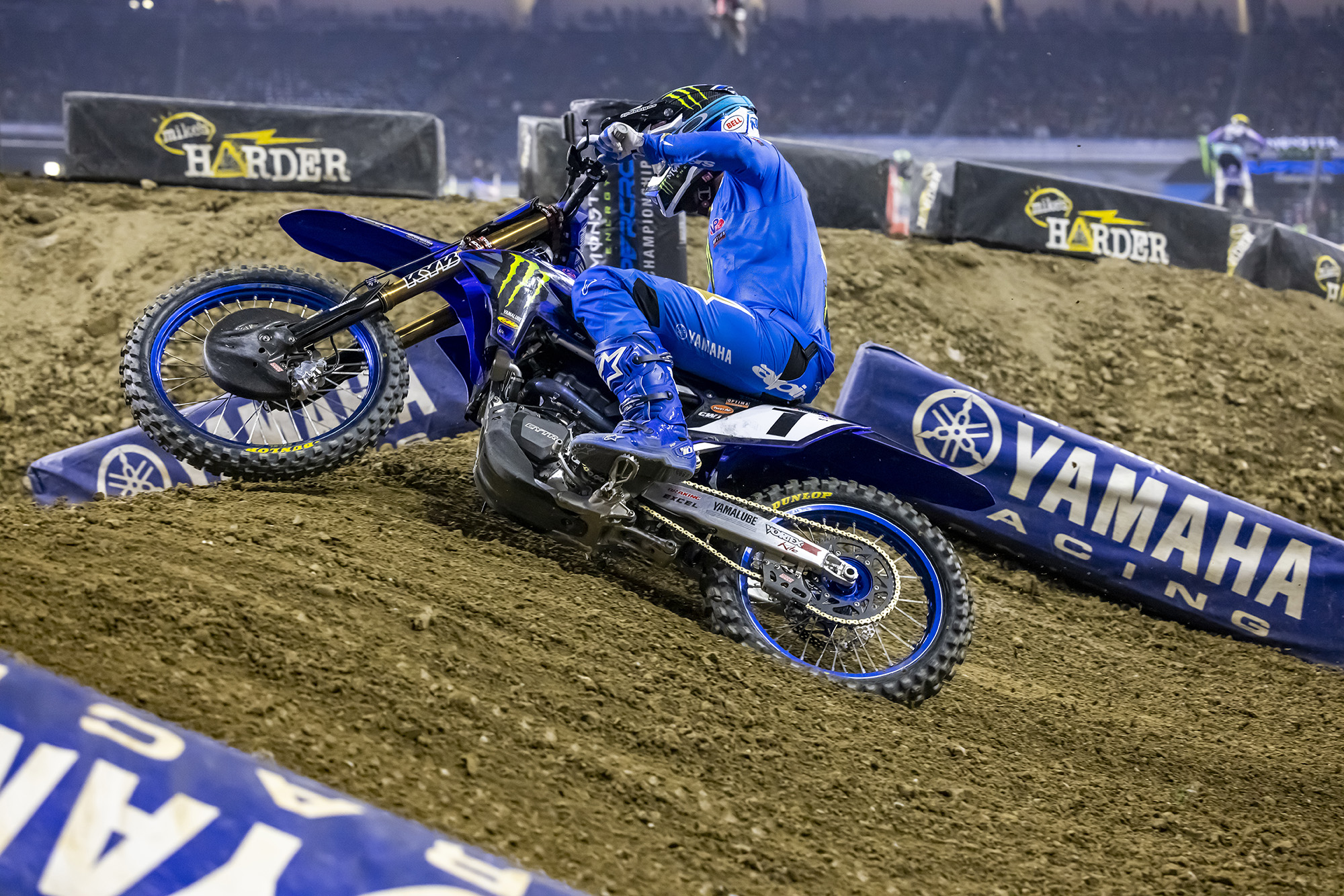 Monster Energy Yamaha Star Racing’s Eli Tomac overcomes adversity to return to the podium with a third-place finish at Detroit Supercross