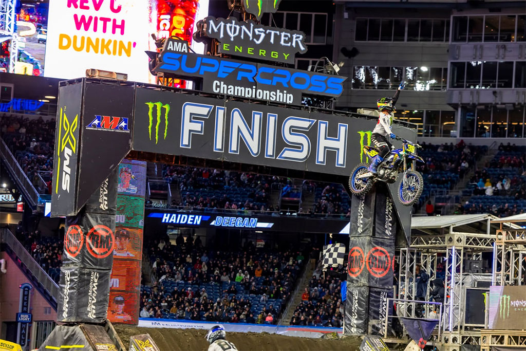 Deegan Returns to Top with Wire-to-Wire Victory in Foxborough image