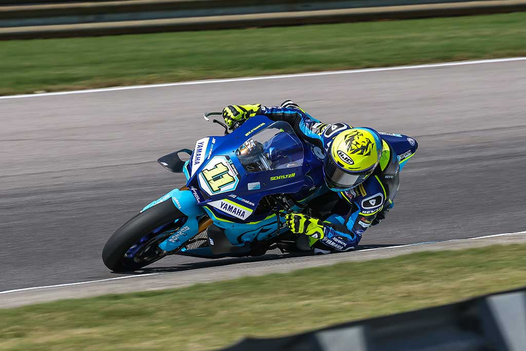 Strack Racing Yamaha's Mathew Scholtz extends his MotoAmerica Superbike Championship lead with a pair of victories, while Attack Performance Progressive Yamaha Racing’s JD Beach earns his first podiums of the season