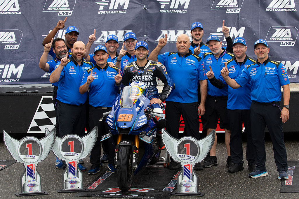 Bobby Fong earns his first Superbike Championship as Yamaha makes AMA Superbike history at the MotoAmerica season finale at New Jersey Motorsports Park
