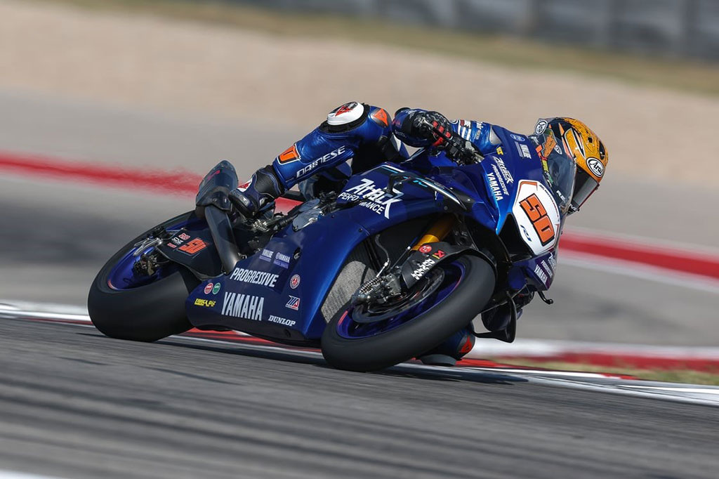 Attack Performance Progressive Yamaha Racing’s Bobby Fong finishes second, with Jake Gagne joining him in the top five in MotoAmerica Superbike Race 2  at COTA