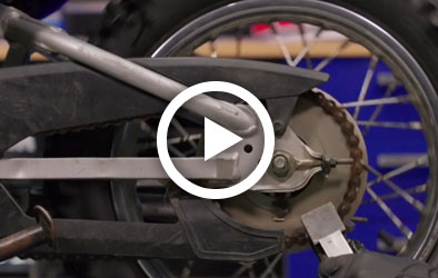 Click to play Yamaha Garage TTR-110: Chain Maintenance