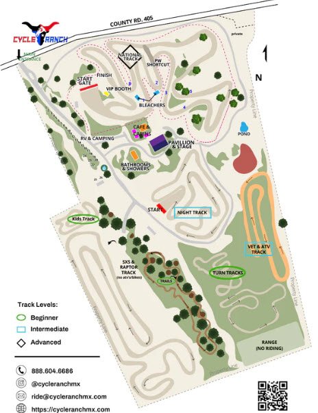 Enjoy Dirt Bike Paradise at Cycle Ranch Image 0