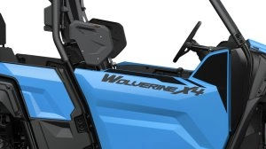 Side View of door with Wolverine X4 graphic
