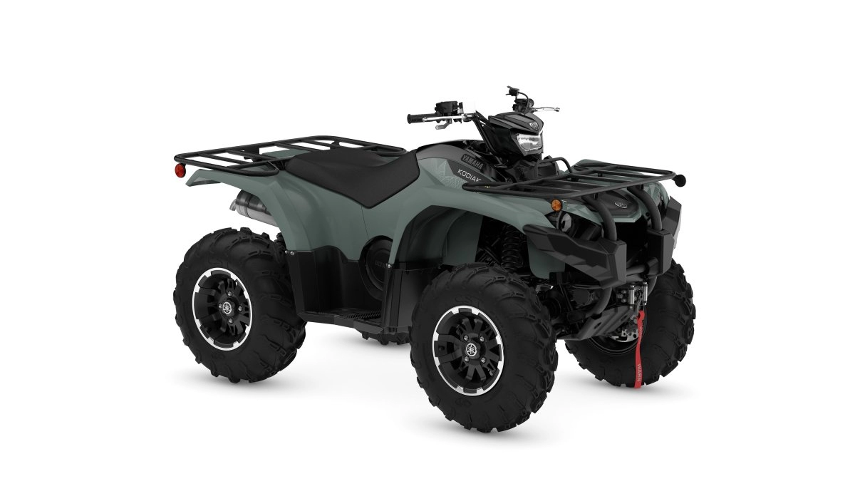 2026 KODIAK 450 EPS XT-R adventure from Yamaha, right-side studio view