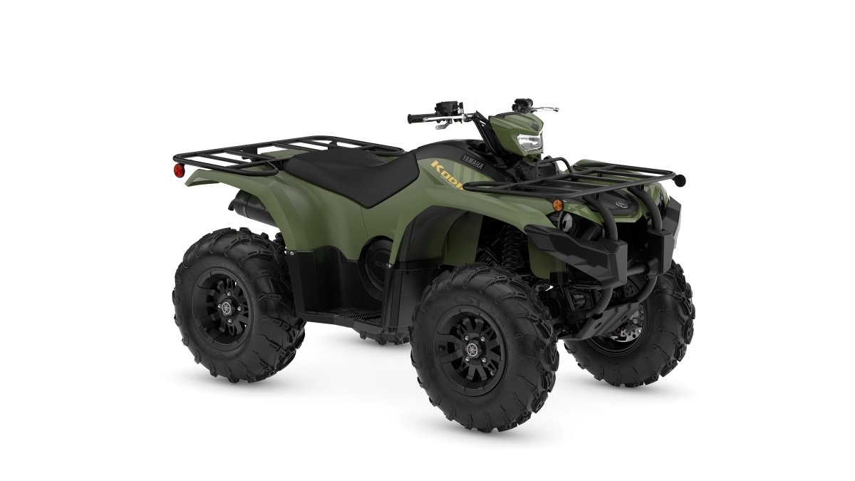 2026 KODIAK 450 EPS adventure from Yamaha, right-side studio view