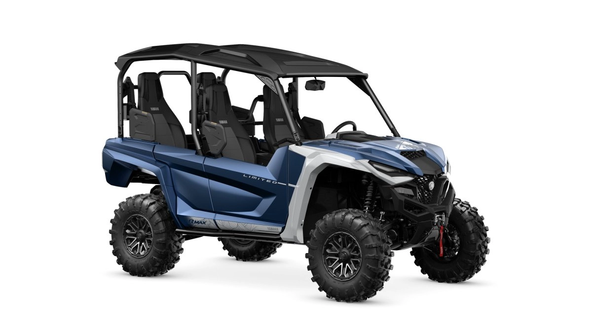 2026 WOLVERINE RMAX4 1000 COMPACT LIMITED adventure from Yamaha, right-side studio view